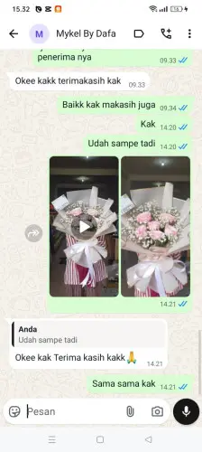 Testimonial Buket Bunga kadupayung