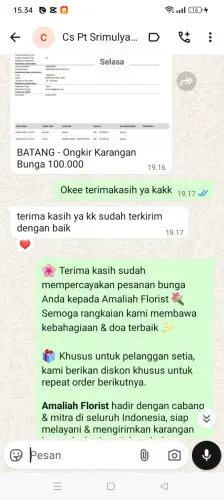 Testimonial Papan Bunga kadupayung
