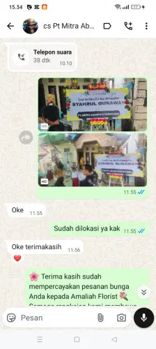 Testimonial Papan Bunga kadupayung