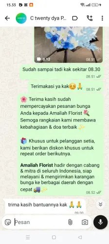 Testimonial Standing Flower kadupayung